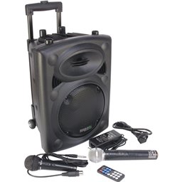 IBIZA SOUND PORT8UHF-BT ALTAVOZ PORTATIL A BATERIAS USB/VOX/BLUETOOTH/UHF MIC